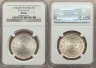 3-Piece Lot of Certified Assorted silver Issues, 1) Kutch. Khengarji III 5 Kori VS 1994 (1938) - MS66 NGC, KM-Y75 2) British India. Victoria 1/4 Rupee...