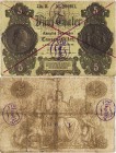 Altdeutsche Staaten und Länderbanken bis 1871 Sachsen
Königlich-Sächsisches Cassenbillett 5 Taler 6.9.1855. Lit. B. Nr. 289692. Comm. Frhr. v. Weisse...