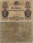 Altdeutsche Staaten und Länderbanken bis 1871 Sachsen
Königlich-Sächsisches Cassenbillett 1 Taler 2.3.1867. Lit. A. Nr. 1614447. Comm.: Frhr. v. Weis...