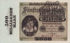 Deutsches Reich bis 1945
Geldscheine der Inflation 1919-1924 5000 Mark 15.3.1923. Serie B Ro. 121 a I-