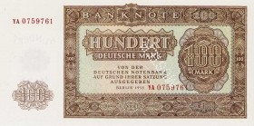 Deutsche Demokratische Republik
Ausgaben der Deutschen Notenbank und Staatsbank 1948-1990 1955. 5 DM Serie JF, 10 DM Serie HG, 20 DM Serie ED, 50 DM ...