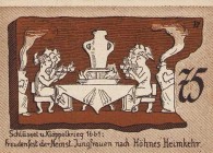 Städte und Gemeinden
Neinstedt (SA) 6x 75 Pfennig September 1921 - Schlüssel- und Klöppelkrieg 1661. 2 Serien von fast farblos bis hellbraun und 2 Se...