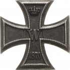 Orden deutscher Länder Preußen
Eisernes Kreuz 1870, 1. Klasse Verliehen 1870-1873. Silber/Eisen geschwärzt. Mit Herstellerpunze: GODET. 42,7 x 42 mm,...
