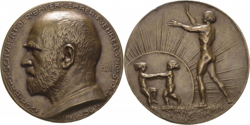 Akademien, Schulen, Universitäten Orte
Bayern Bronzegussmedaille 1912 (H. Schwe...