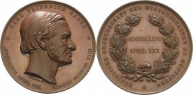 Akademien, Schulen, Universitäten Orte
Göttingen Große Bronzemedaille 1855 (Brehmer) Tod des deutschen Mathematikers und Professors an der Georgia Au...