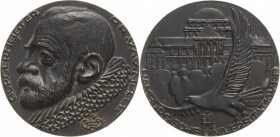 Akademien, Schulen, Universitäten Orte
Hamburg Eisengussmedaille 1919 (Richard Luksch) Einweihung der Universität in Hamburg. Brustbild des Bürgermei...