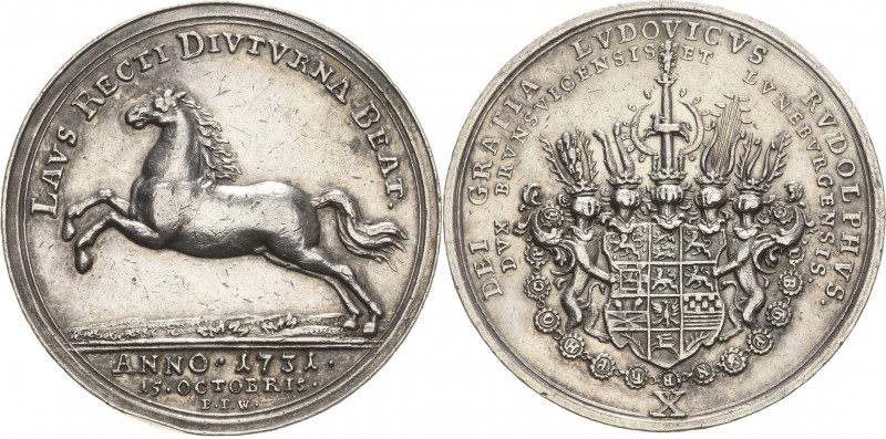 Akademien, Schulen, Universitäten Orte
Helmstedt Silbermedaille 1731 (P.P. Wern...