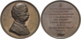 Akademien, Schulen, Universitäten Orte
Pisa Bronzemedaille 1884 (L. Gori) Auf Giuseppe Meneghini, Professor für Mineralogie und Geologie an der Unive...