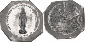 Ausbeute, Bergbau, Hüttenwesen
 Einseitiger Bleiabschlag des Av- und Rv-Stempels 1983. Arge Streckenvortriebsmaschine General Blumenthal. Heilige Bar...