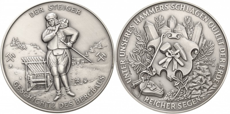 Ausbeute, Bergbau, Hüttenwesen
 Silbermedaille 1988, (Fritz Scheppat/Werner God...