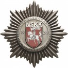 Auto- und Motorradmedaillen und -plaketten
Hessen Einseitige, versilberte Bronzeplakette 1936 (E.F. Wiedmann, Frankfurt a.M.) NSKK Kurhessenfahrt Mot...