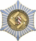 Auto- und Motorradmedaillen und -plaketten
Nürnberg Einseitige emaillierte Bronzeplakette 1934 (Lauer) 5. Polizeisternfahrt nach Nürnberg. Emailliert...