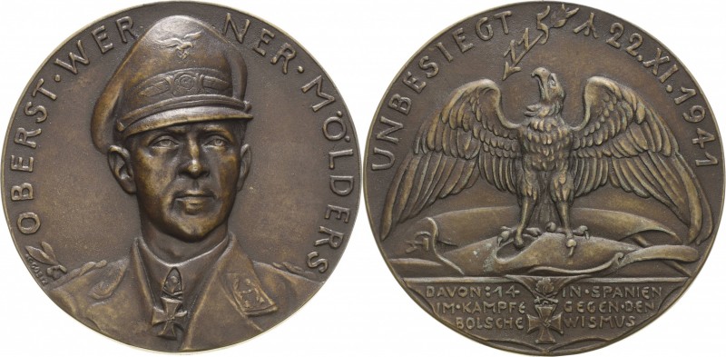 Medailleur Goetz, Karl 1875 - 1950
 Bronzegussmedaille 1941. Zum Tod des deutsc...