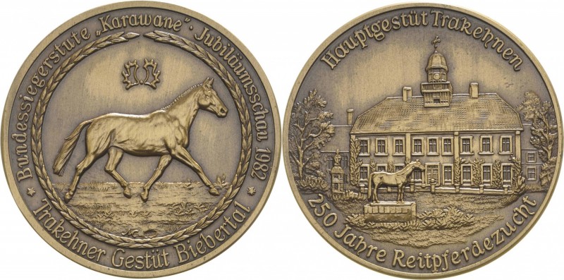 Tiere/Tierzucht
Pferde Bronzemedaille 1982 (NC) Auf 250 Jahre Reitpferdezucht i...