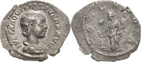 Kaiserzeit
Aquilia Severa, 2. Gattin des Elagabal, 221 Denar 221, Rom Brustbild nach rechts, IVLIA AQVILIA SEVERA AVG / Concordia steht nach links, l...