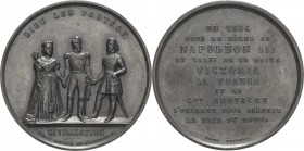 Frankreich
Napoleon III. 1852-1870 Bronzemedaille 1854 (Caqué) Auf die Allianz zwischen England, Frankreich und dem Osmanischen Reich im Krimkrieg. K...