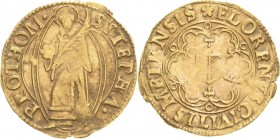 Frankreich-Metz, Stadt
 Goldgulden o.J. (um 1619/1620) Mit kleinem Wappen im Revers Wendling II/F/p/6 Friedberg 164 a Boudeau 1657 GOLD. 3.41 g. Sehr...