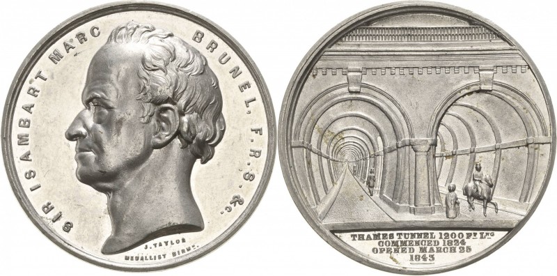 Großbritannien
Victoria 1837-1901 Zinnmedaille 1842 (W.J. Davis) Auf die Vollen...