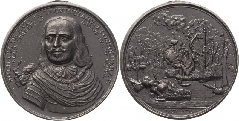 Niederlande-Medaillen und Rechenpfennige
 Eisengussmedaille o.J. (1666 oder 167...