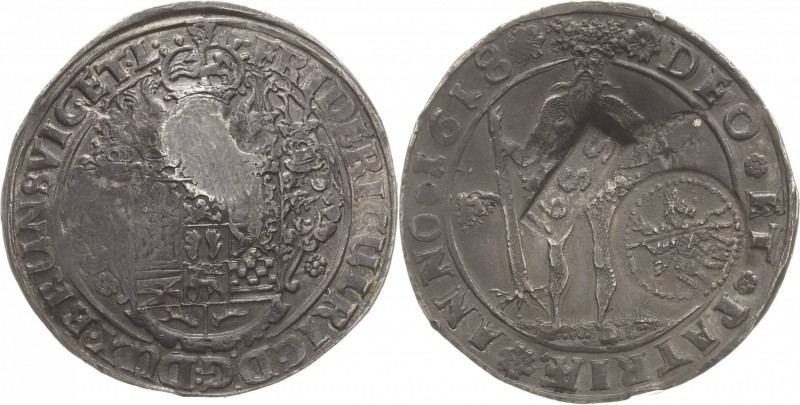 Russland
Alexei Michailowitsch 1645-1676 Jefimok 1655. Mit zwei Rv-Gegenstempel...