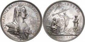Russland
Katharina II. 1762-1796 Silbermedaille 1780 (Holtzhey) Auf die Neutralität zwischen Rußland, Schweden, Dänemark und den Niederlanden zum Sch...