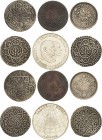 Tibet
Lot-6 Stück Interessantes Lot von tibetanischen Münzen und einer Dänischen Silbermünze. Darunter: Tangka Ga-den Serie 1875-1895 (2x). 1 1/2 Sra...