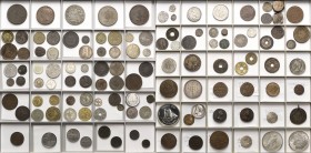 Allgemeine Lots
Lot-111 Stück Interessantes Lot von exotischen Münzen der Neuzeit. Darunter u.a.: Bolivien-50 Cents 1900. British Columbia-Farthing o...