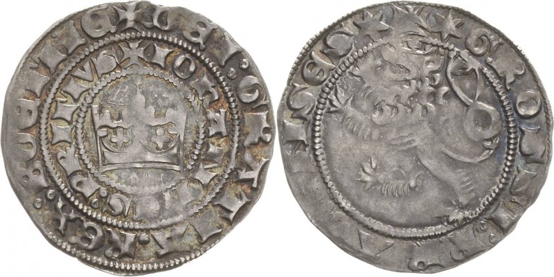 Böhmen
Johann von Luxemburg 1310-1346 Prager Groschen, Kuttenberg Slg. Donebaue...