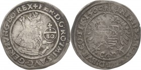 Habsburg
Ferdinand I. 1521-1564 10 Kreuzer 1560, Hall M./T. 148 Markl 1756 Sehr schön