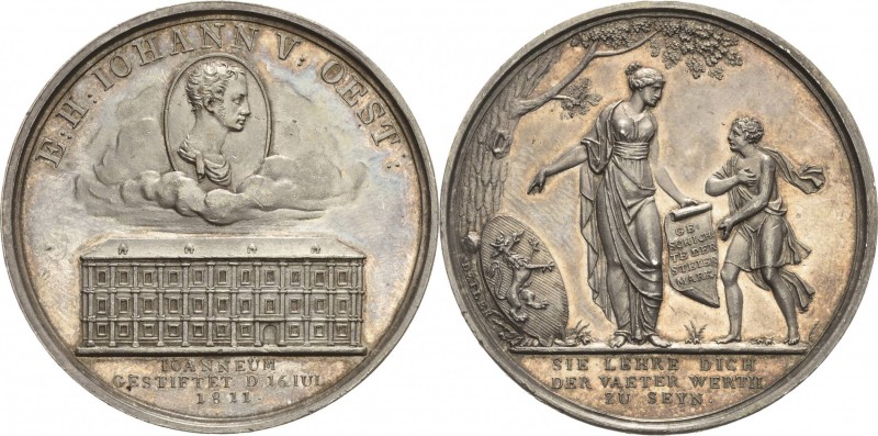 Kaiserreich Österreich
Franz I. 1804-1835 Silbermedaille 1811 (F. Detler) Auf d...