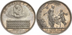 Kaiserreich Österreich
Franz I. 1804-1835 Silbermedaille 1811 (F. Detler) Auf die Stiftung des Johanneums in Graz. Ansicht des Johanneums, darüber Me...