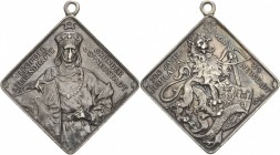 Medaillen
Wien Klippenförmige Silbermedaille 1892 (Anton Scharff) 700-jähriges Jubiläum der Wiener Neustadt, gewidmet von dem Wiener Neustädter Schüt...