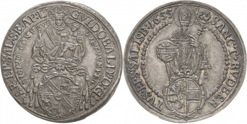 Geistlichkeiten - Salzburg
Guidobald von Thun und Hohenstein 1654-1668 Taler 16...