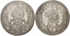 Geistlichkeiten - Salzburg
Guidobald von Thun und Hohenstein 1654-1668 Taler 1667. Zöttl 1805 Probszt 1484 Davenport 3505 Leichte Prägeschwäche, vorz...
