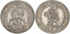 Geistlichkeiten - Salzburg
Johann Ernst von Thun und Hohenstein 1687-1709 Taler 1691. Zöttl 2170 Probszt 1804 Davenport 3510 Vorzüglich-prägefrisch...