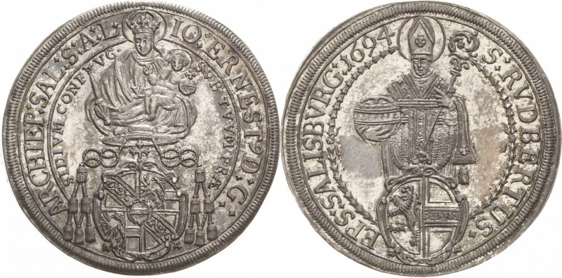 Geistlichkeiten - Salzburg
Johann Ernst von Thun und Hohenstein 1687-1709 Taler...