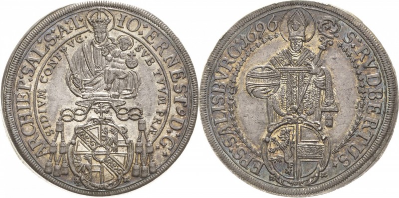 Geistlichkeiten - Salzburg
Johann Ernst von Thun und Hohenstein 1687-1709 Taler...