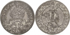 Geistlichkeiten - Salzburg
Johann Ernst von Thun und Hohenstein 1687-1709 Taler 1705. Zöttl 2177 Probszt 1811 Davenport 1234 Prachtexemplar. Vorzügli...