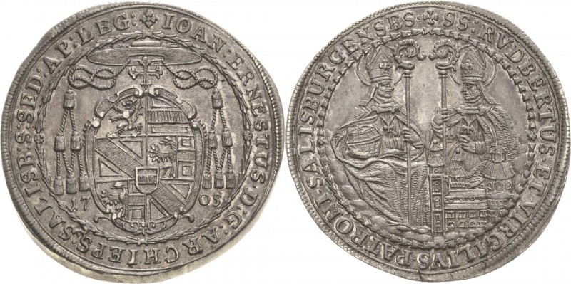 Geistlichkeiten - Salzburg
Johann Ernst von Thun und Hohenstein 1687-1709 1/2 T...