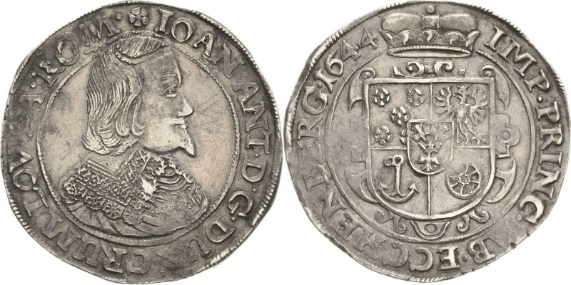 Österreichische Standesherren - Eggenberg
Johann Anton 1634-1649 Taler 1644, Kr...