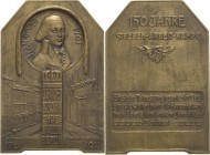 Berlin
 Bronzeplakette 1911 (Godet & Sohn, Hofjuweliere) 150-Jahrfeier der Firma Godet. Medaillonbild von Jean Godet zwischen Häuserfronten / 2 Zeile...