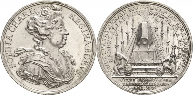 Brandenburg-Preußen
Friedrich I. 1701-1713 Silbermedaille 1705 (Spätere Prägung...