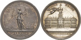 Brandenburg-Preußen
Friedrich II., der Große 1740-1786 Silbermedaille 1762 (J. L. Oexlein) Friede von Hubertusburg. Pax steht mit Zepter und Kornähre...