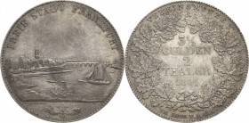 Frankfurt am Main
 Doppeltaler 1841. Stadtansicht AKS 3 Jaeger 15 Kahnt 181 Davenport 640 Kl. Kratzer, vorzüglich