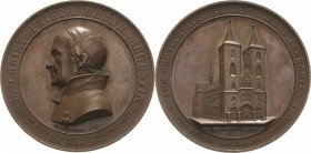 Halberstadt-Stadt
 Bronzemedaille 1845 (Pfeuffer) 50-jährige Lehrtätigkeit des Dompredigers Dr. Christian Friedrich Bernhard Augustin. Brustbild nach...