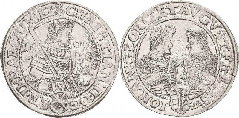 Sachsen-Kurlinie ab 1547 (Albertiner)
Christian II., Johann Georg I. und August...