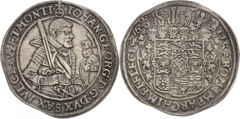 Sachsen-Kurlinie ab 1547 (Albertiner)
Johann Georg I. (1611-) 1615-1656 Taler 1...