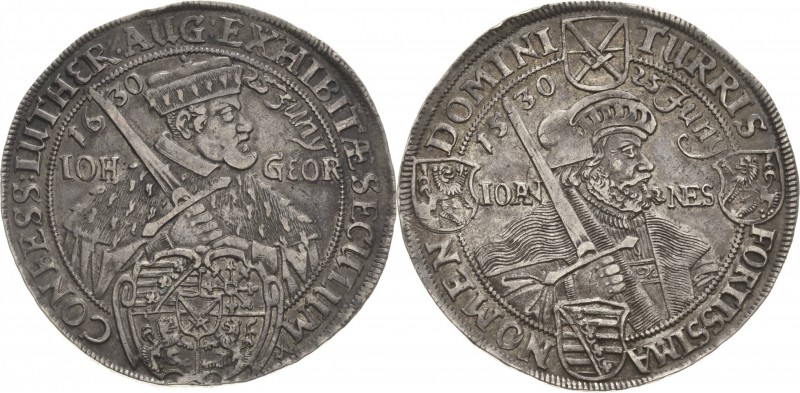 Sachsen-Kurlinie ab 1547 (Albertiner)
Johann Georg I. (1611-) 1615-1656 Taler 1...