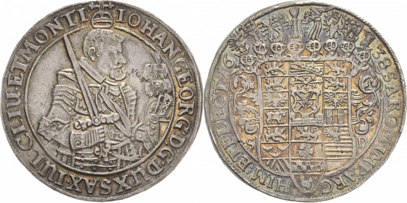 Sachsen-Kurlinie ab 1547 (Albertiner)
Johann Georg I. (1611-) 1615-1656 Taler 1...