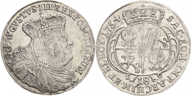 Sachsen-Kurlinie ab 1547 (Albertiner)
Friedrich August II. 1733-1763 18 Grösche...